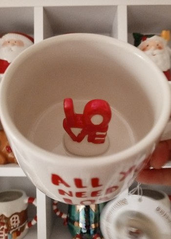 Unıcorn Kırmızı Aşk Temalı Kupa - Görsel 2