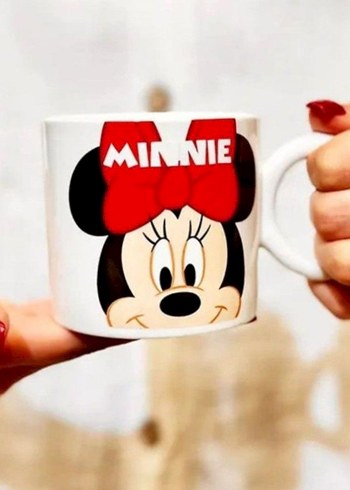 Disney Minnie figürlü beyaz kupa