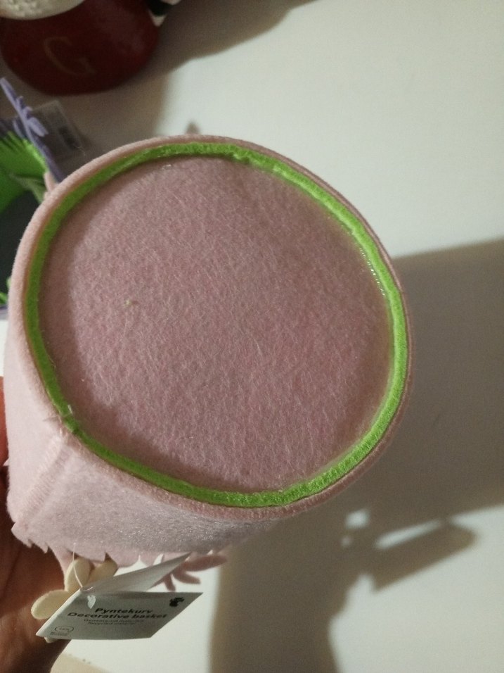  Flying Tiger Bohem Çiçekli Keçe Dekoratif Sepet - Görsel 3