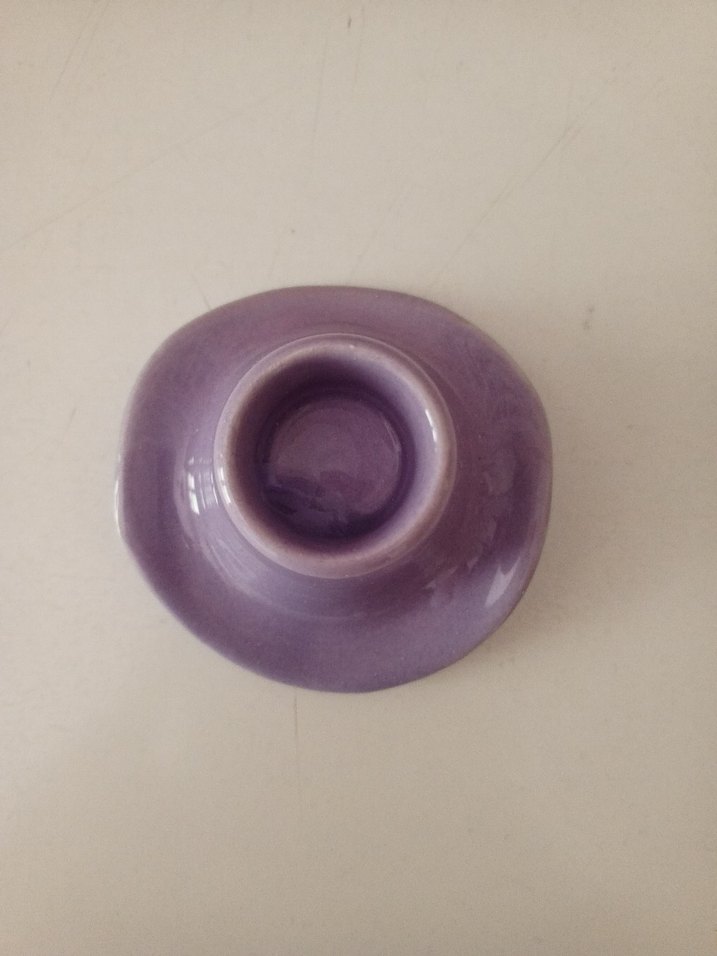 Flying Tiger Pastel Mor Seramik Mumluk - Görsel 2