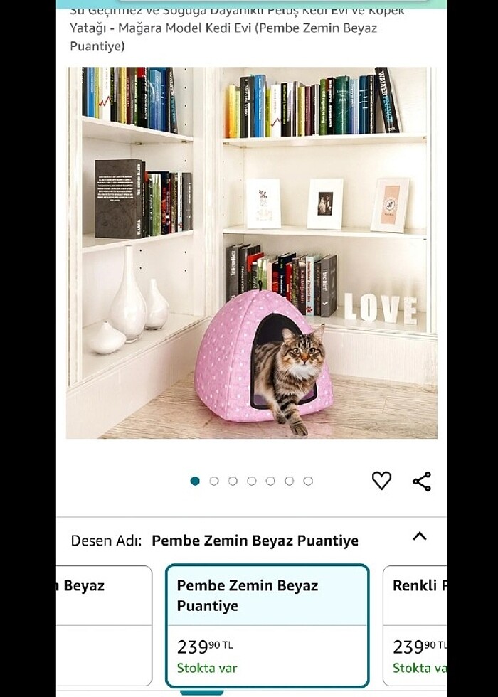 Su geçirmez ve soğuğa dayanikli peluş kedi evi ve köpek yatağı  - Görsel 2