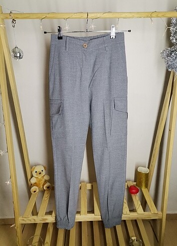 Kargo Cepli Jogger Pantolon 