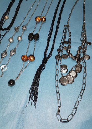 Bohem&vintage kolye 5 adet - Görsel 2