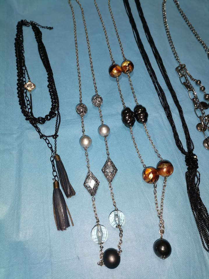 Bohem&vintage kolye 5 adet - Görsel 3