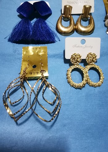 Küpeler 6 çift - Görsel 2