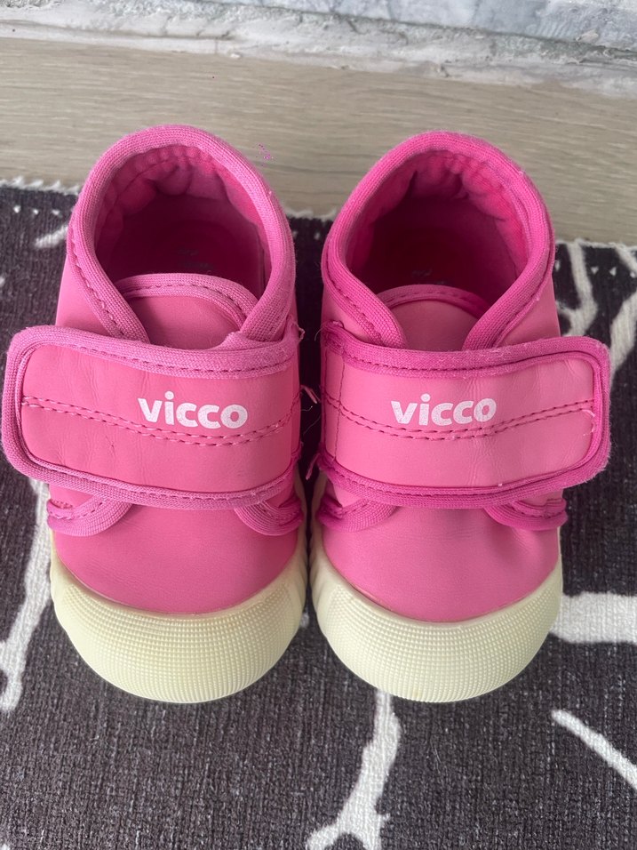 Vicco Pembe Kız Çocuk Cırtlı Spor Ayakkabı - Görsel 2