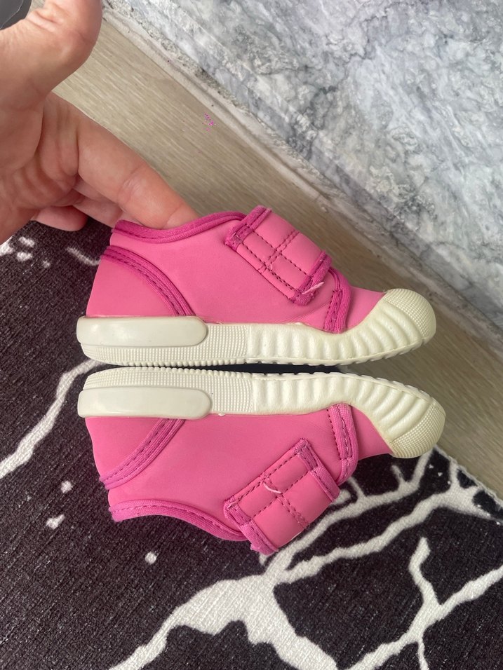 Vicco Pembe Kız Çocuk Cırtlı Spor Ayakkabı - Görsel 4