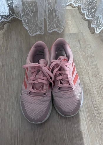 Pembe Bağcıklı Kadın Spor Ayakkabı - Görsel 4