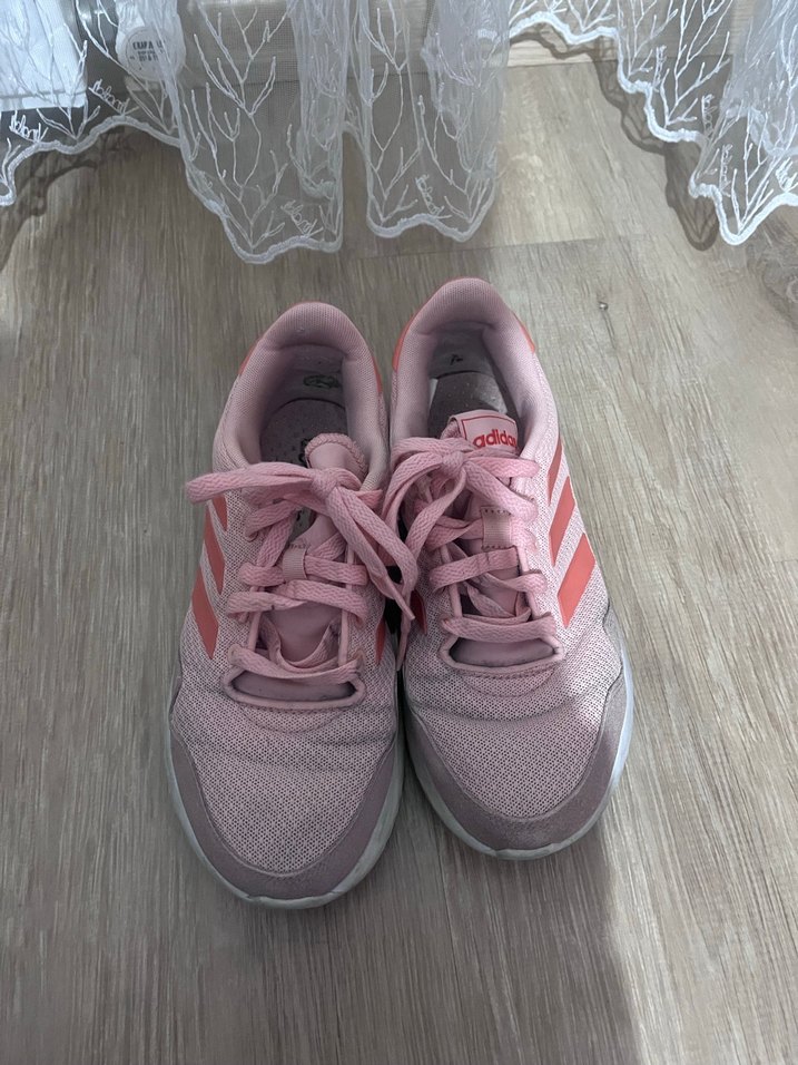 Pembe Bağcıklı Kadın Spor Ayakkabı - Görsel 4