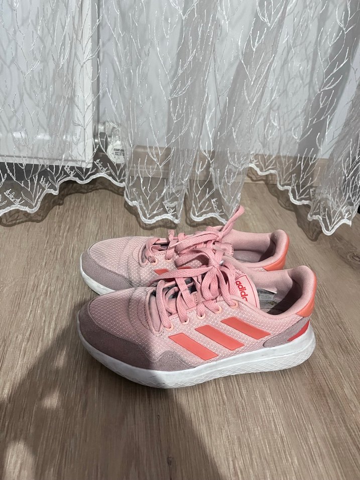 Pembe Bağcıklı Kadın Spor Ayakkabı - Görsel 2