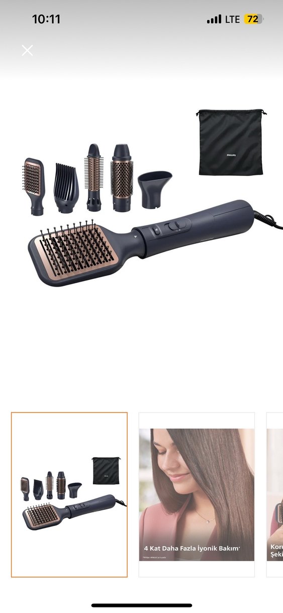 Philips Saç Şekillendirici Seti Kahverengi - Görsel 5