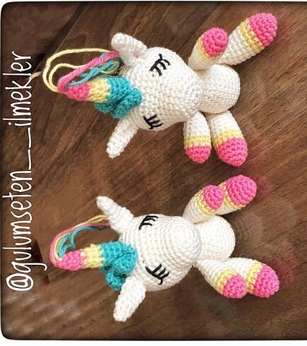 Unicorn anahtarlık