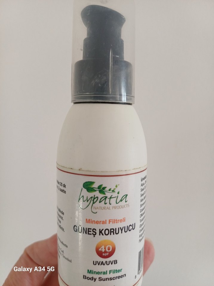 Hypatia Mineral Filtreli Güneş Koruyucu SPF 40 - Görsel 4