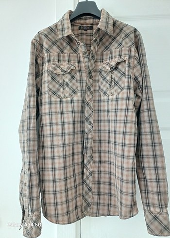 Açık Mavi Düğmeli Erkek Gömlek - Görsel 4