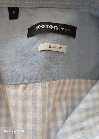 Açık Mavi Düğmeli Erkek Gömlek - Görsel 3