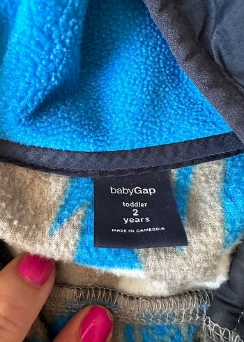 Kapüşonlu Desenli Erkek Çocuk Polar Ceket - Görsel 3