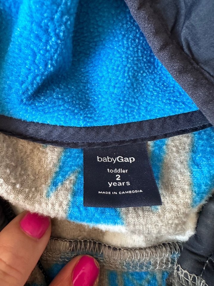 Kapüşonlu Desenli Erkek Çocuk Polar Ceket - Görsel 3