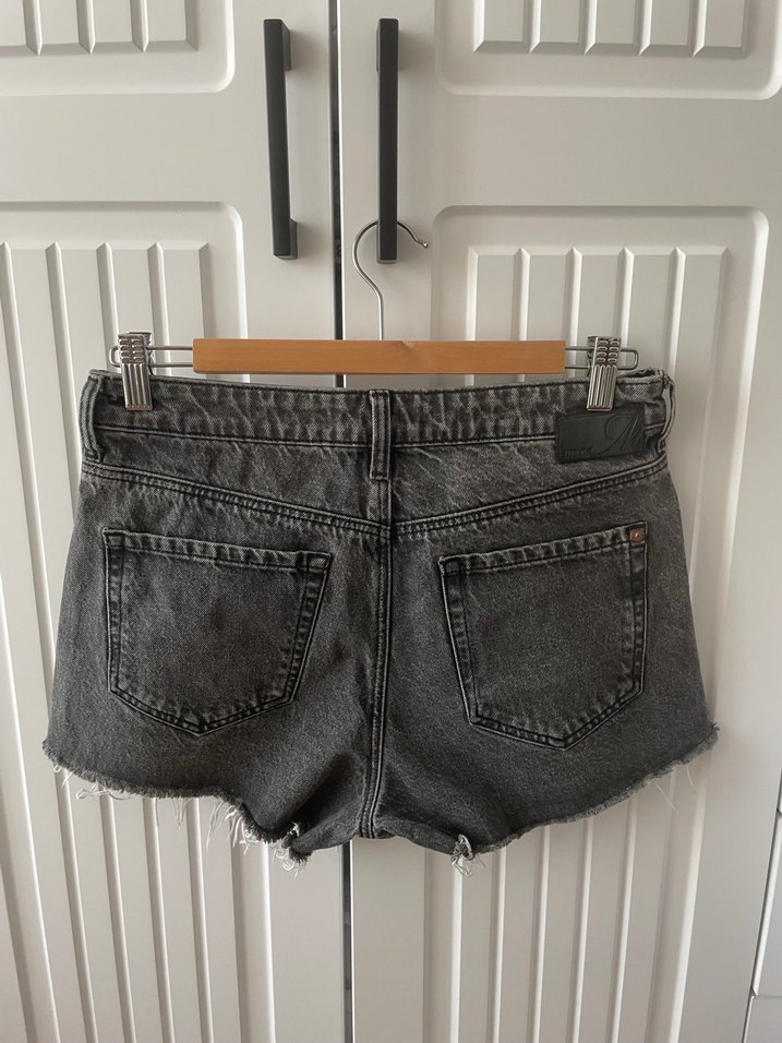 Gri Baskılı Kadın Kot Pantolon - Görsel 2