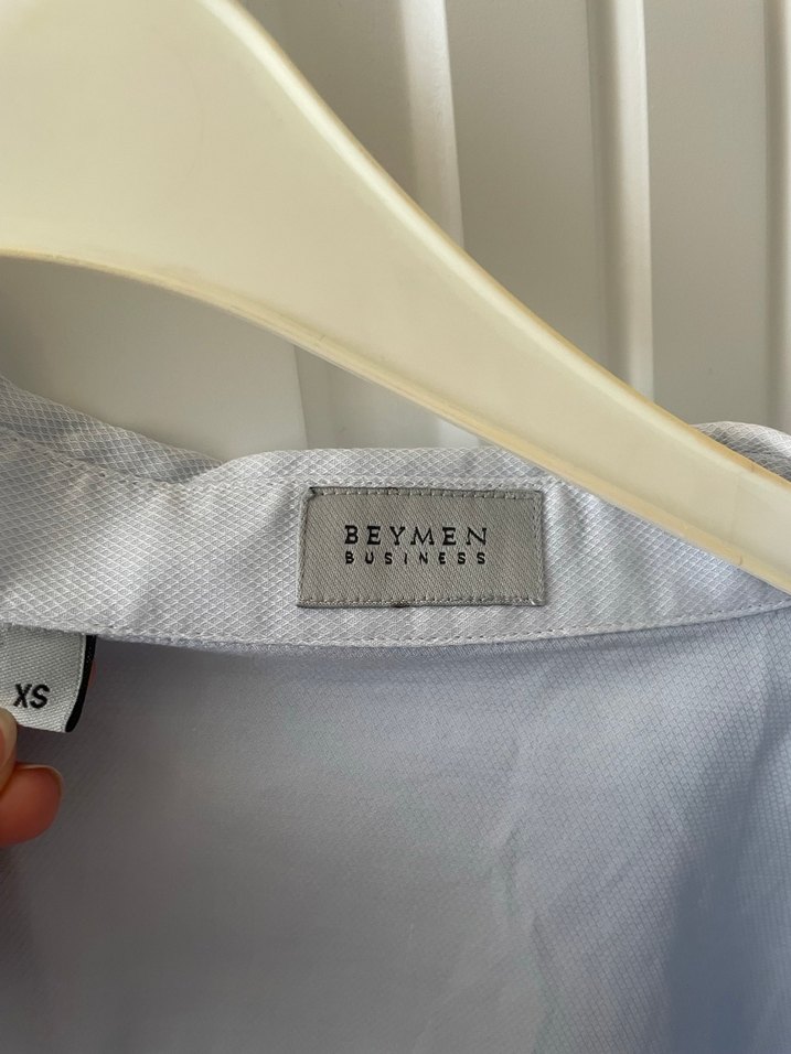 Düğmeli Beyaz Kadın Gömlek - Görsel 3