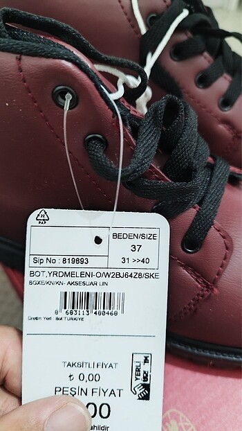 LC Waikiki Lcw bordo bot