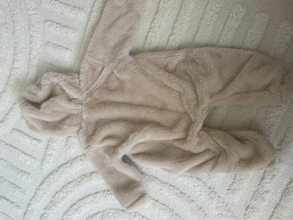 Kürklü Nakışlı Bebek  Tulumu - Görsel 3