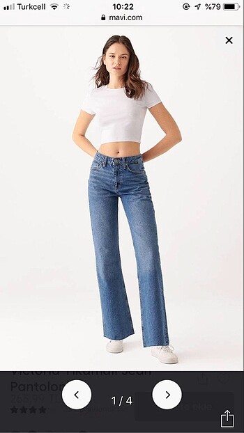 Mavi wide leg jean