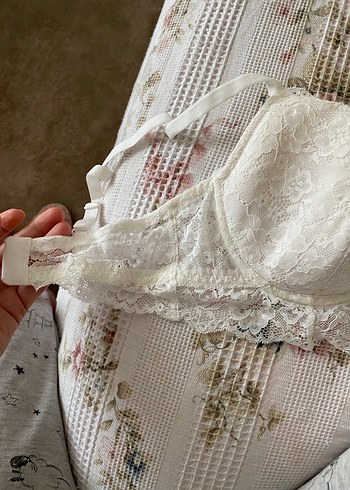 Beyaz Dantel Bohem sütyen - Görsel 2