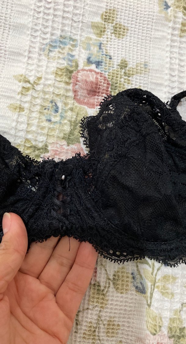 Siyah İşlemeli Gotik Midi Sütyen - Görsel 3