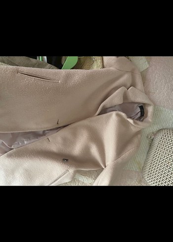 Zara Pudra Renk kaban - Görsel 3