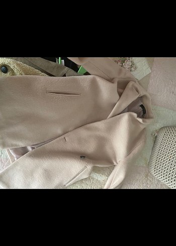 Zara Pudra Renk kaban - Görsel 2