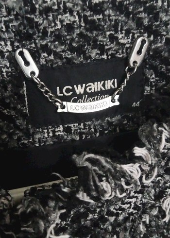 Gri Uzun Kadın Kaban - Görsel 2