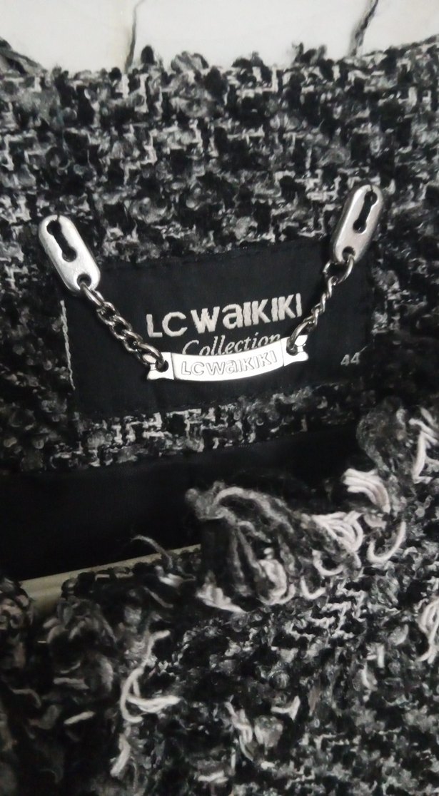 Gri  Uzun Kadın Kaban - Görsel 2