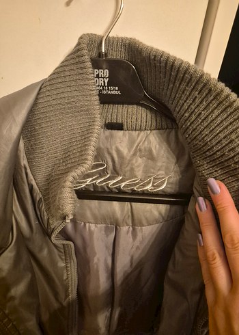 Gri Kadın Kışlık Kürklü Mont - Görsel 5