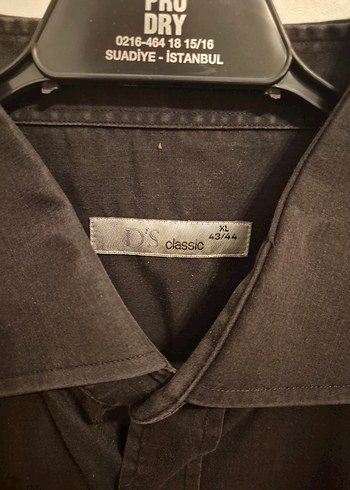 Gri Uzun Kollu Keten Erkek Gömlek - Görsel 3