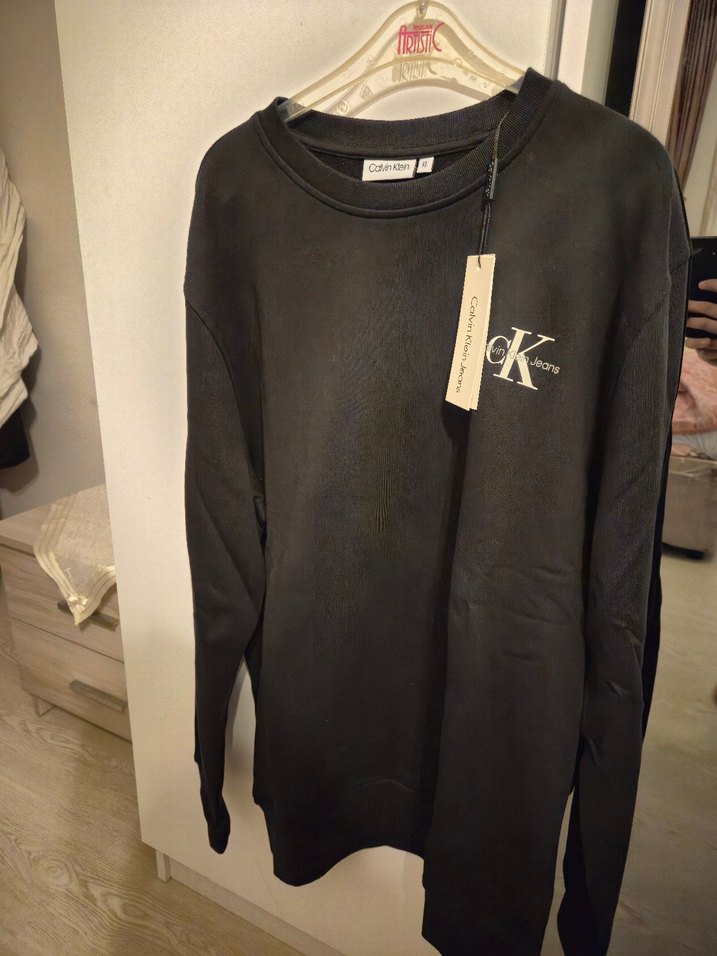 Calvin Klein Siyah Baskılı Sweatshirt — görsel 4/7