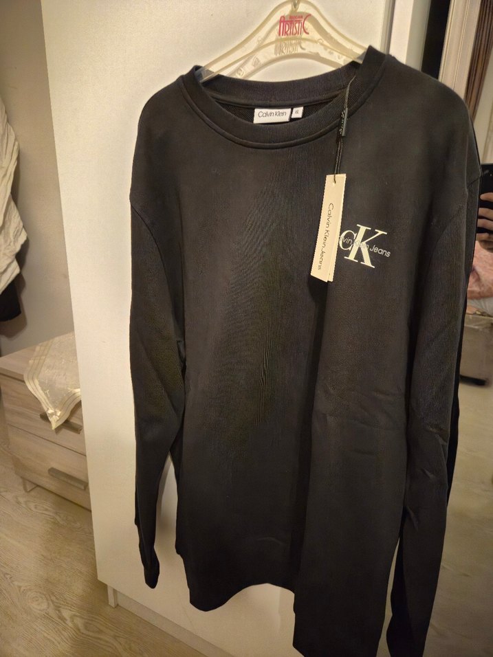 Calvin Klein Siyah Baskılı Sweatshirt — görsel 5/7