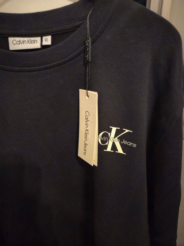 Calvin Klein Siyah Baskılı Sweatshirt — görsel 6/7