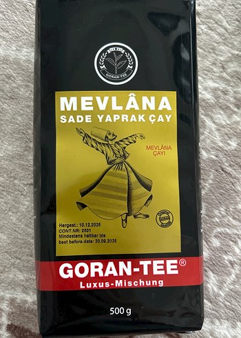 Mevlana Sade Yaprak Çay 500g Goran-Tee - Görsel 2