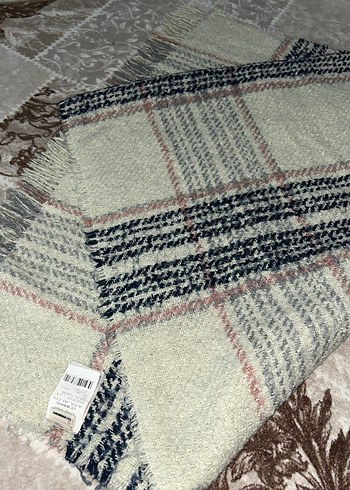 Gri Örgü Kadın Şal - Görsel 2