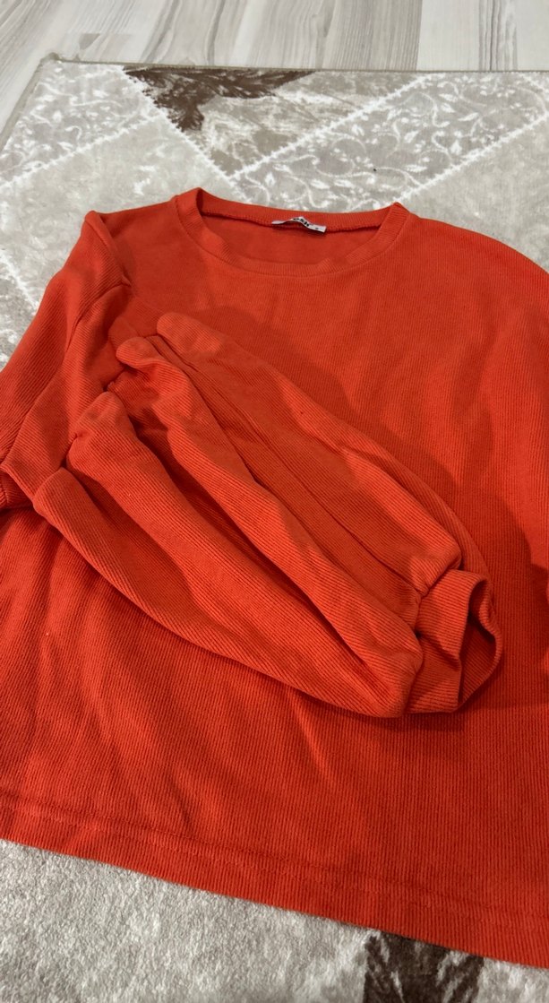 Kadın Uzun Kollu Sweatshirt - Görsel 4