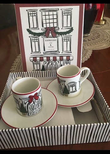Beyaz Espresso Fincan Takımı 2'li