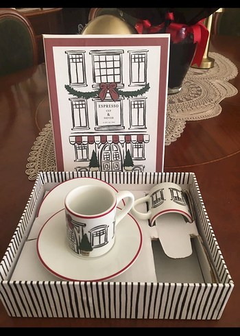 H&M Home Beyaz Espresso Fincan Takımı 2'li
