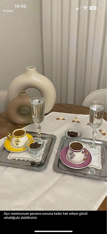 Karaca Home Acar fincan takımı