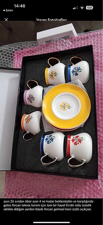 Beden Acar fincan takımı