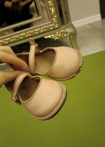 Kız Çocuk Pembe Tokalı Babet Ayakkabı - Görsel 5