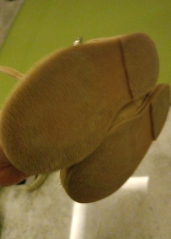 Bej Süet Kız Çocuk Babet - Görsel 3