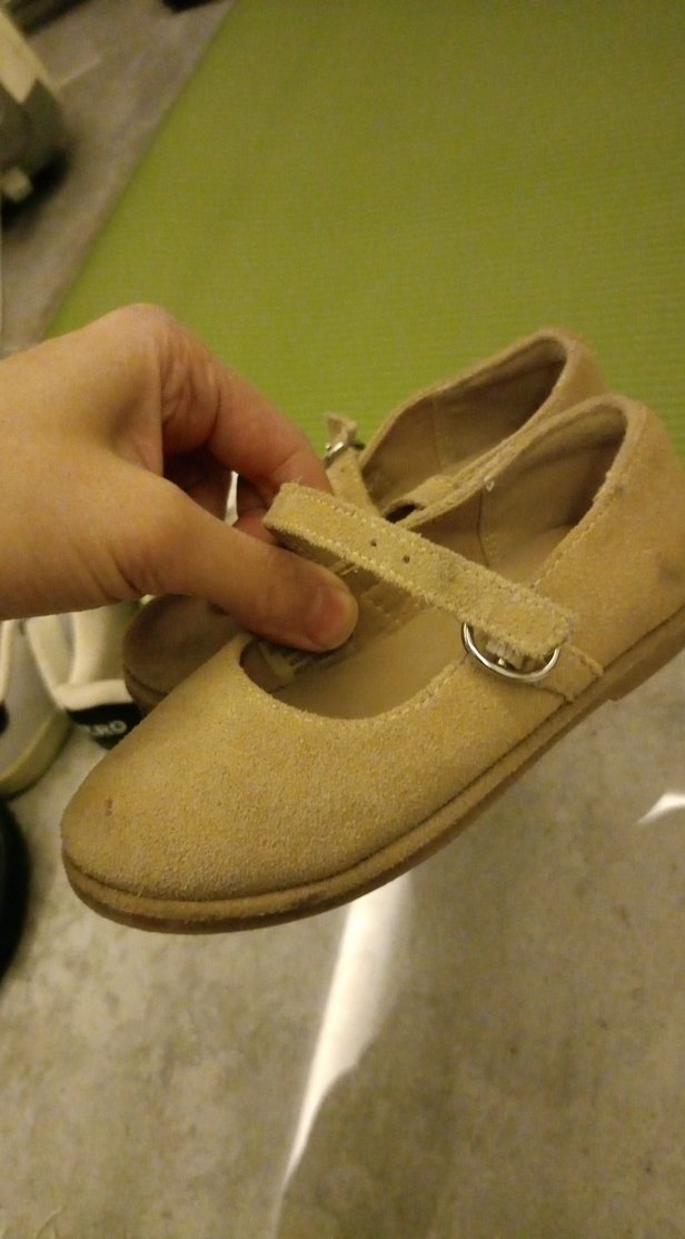 Bej Süet Kız Çocuk Babet - Görsel 2