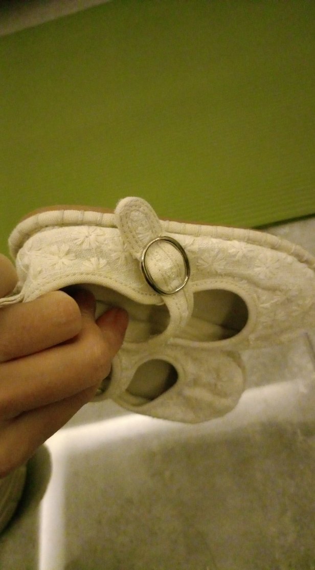 Kız Çocuk Beyaz Nakışlı Dantel Babet - Görsel 4