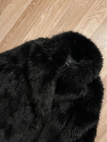 xs Beden siyah Renk Mango peluş kurk