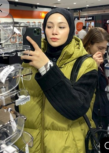 h&m şişme oversize yelek - Görsel 6